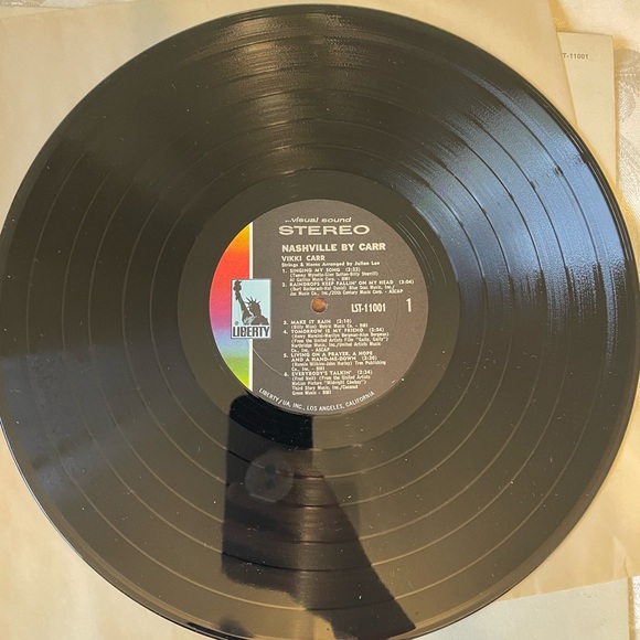 Vikki Carr Nashville By Carr LP Vinyl Gatefold Original 1970 LST-11001. - Picture 4 of 7